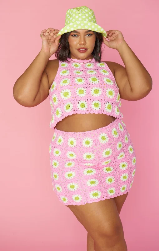 Pisces Skirt ~ Pink Lemonade Crochet