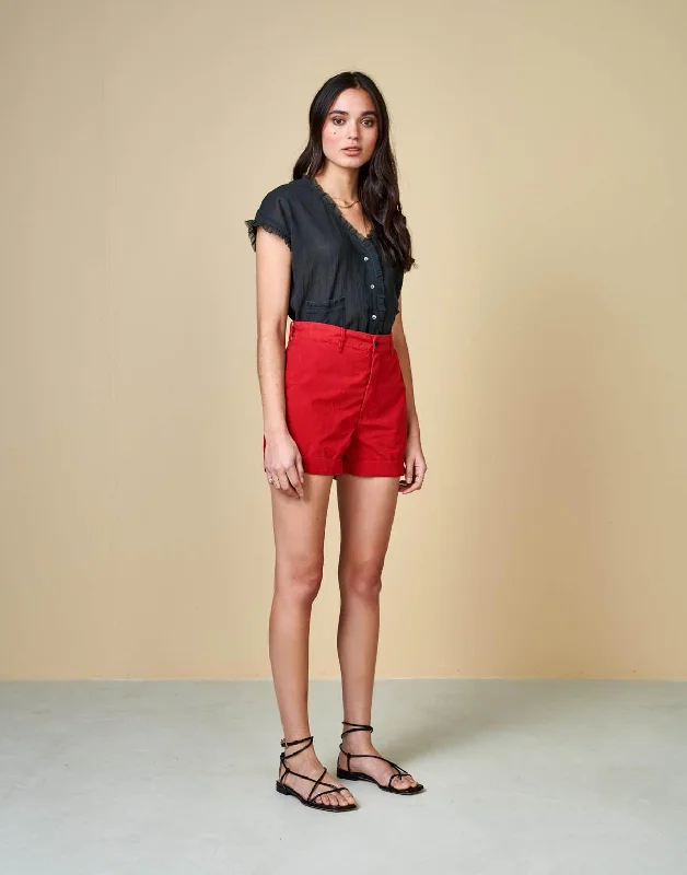 Plek Shorts (Red Dahlia)