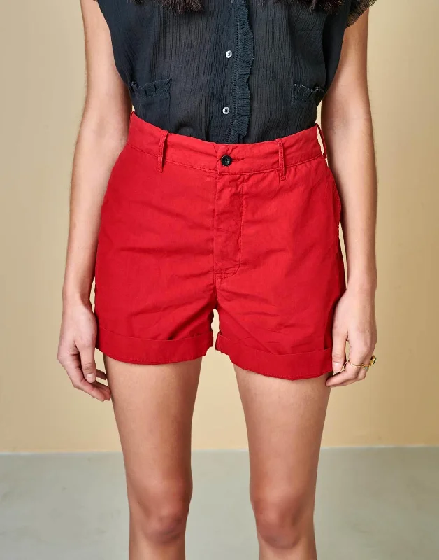 Plek Shorts (Red Dahlia)