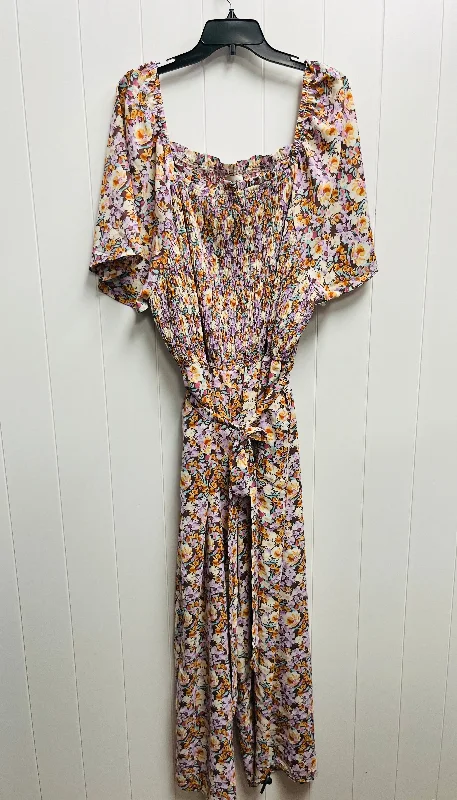 Purple Jumpsuit Hayden La, Size 3x