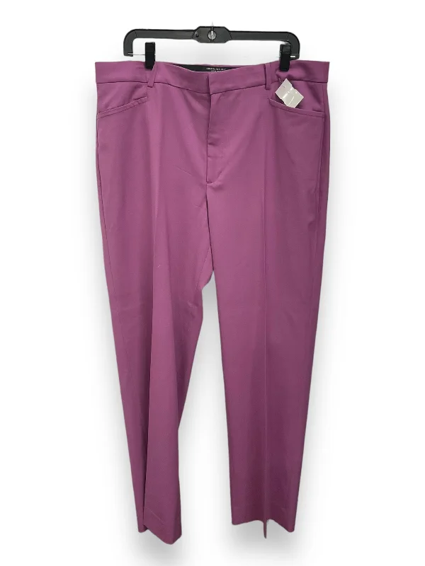 Purple Pants Dress Banana Republic, Size 16