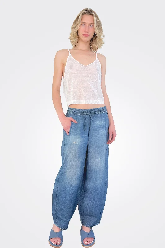 Rayla Sports Pants - Light Denim