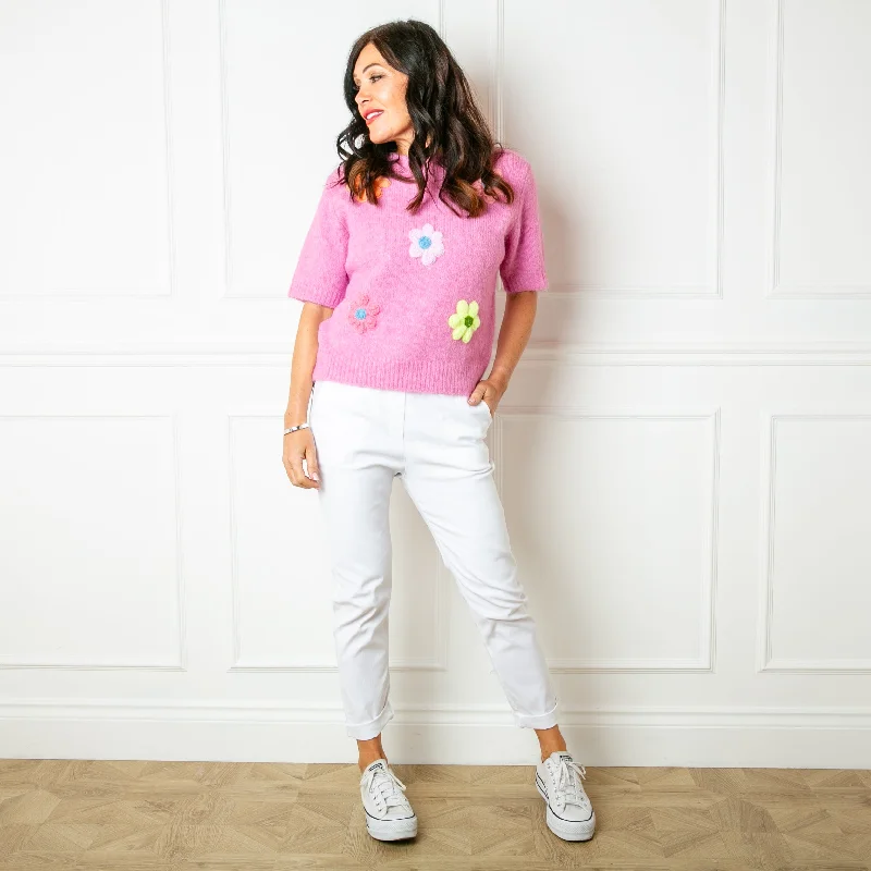 Short Sleeve Daisy Jumper