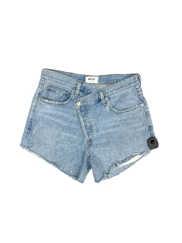 Shorts By Agolde In Blue Denim, Size: 29