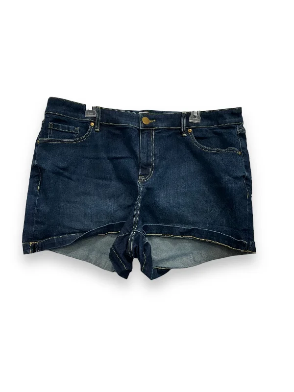 Shorts By Lane Bryant In Blue Denim, Size: 20