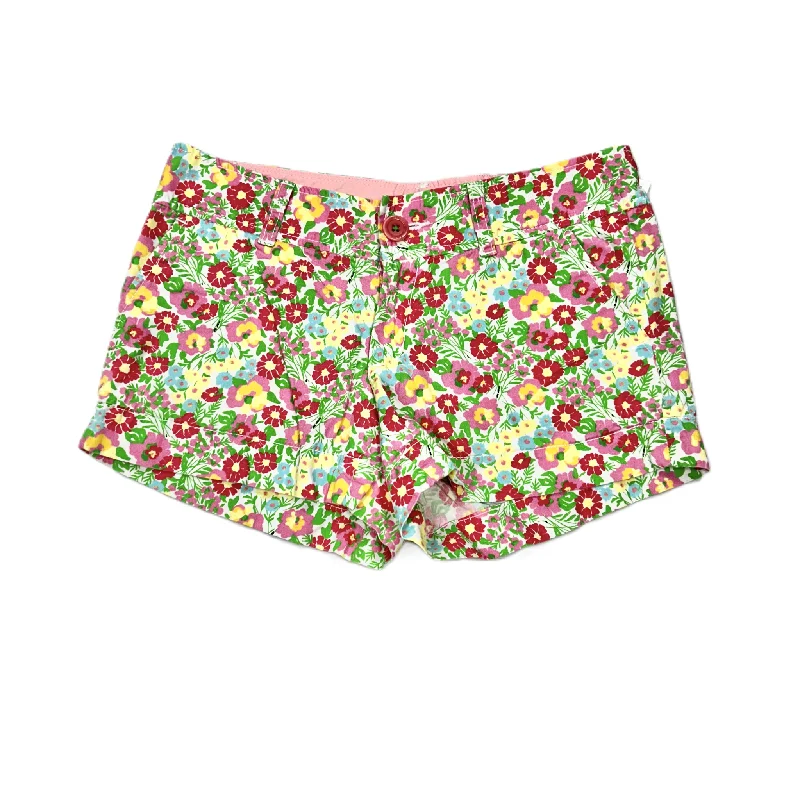 Shorts Designer By Lilly Pulitzer In Green & Pink, Size: 00