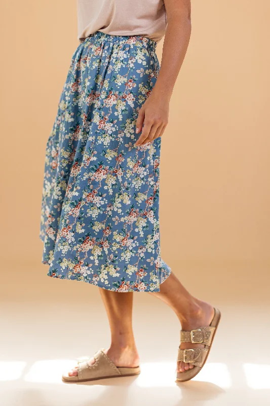 Skirt Echo Blue floral