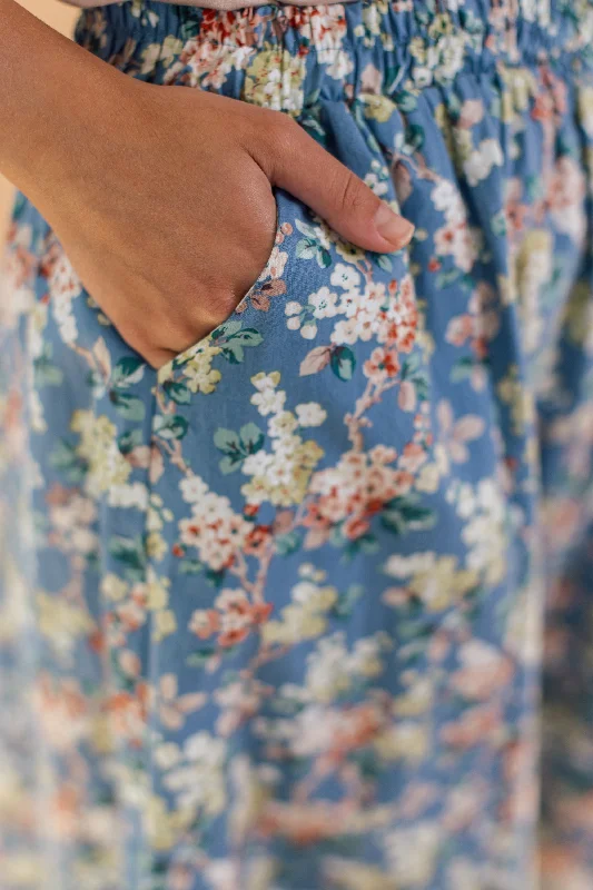 Skirt Echo Blue floral