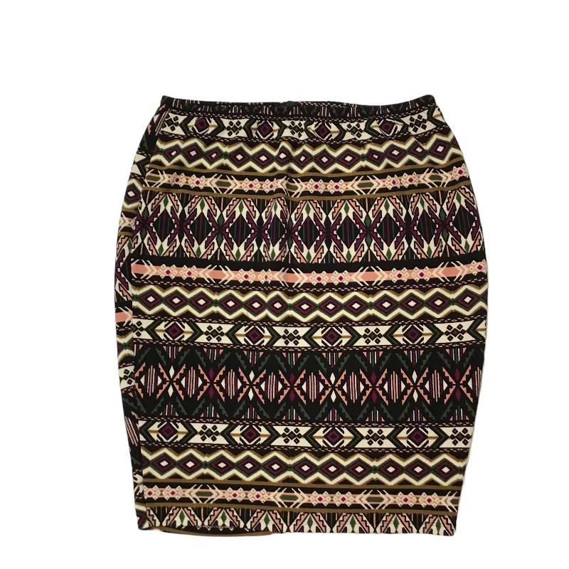 Skirt Midi By Living Doll In Multi-colored, Size: 2x