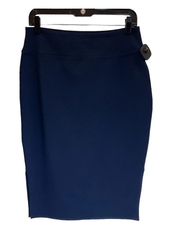 Skirt Midi By Worthington In Navy, Size: M