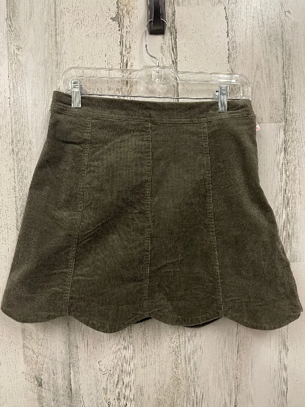 Skirt Mini & Short By Altard State In Green, Size: M