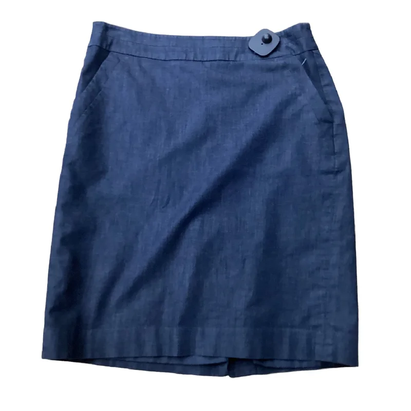 Skirt Mini & Short By Loft In Denim, Size: 2