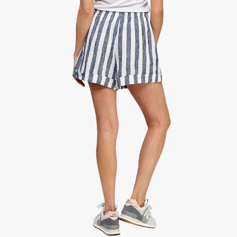 Stripe Shorts (Navy + White)