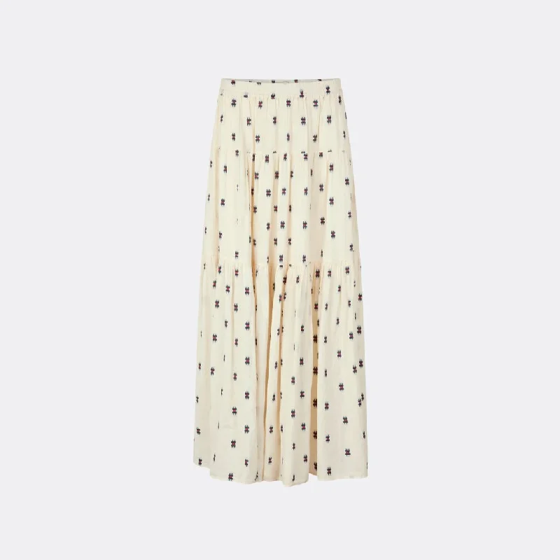 SunsetLL Maxi Skirt (Creme)