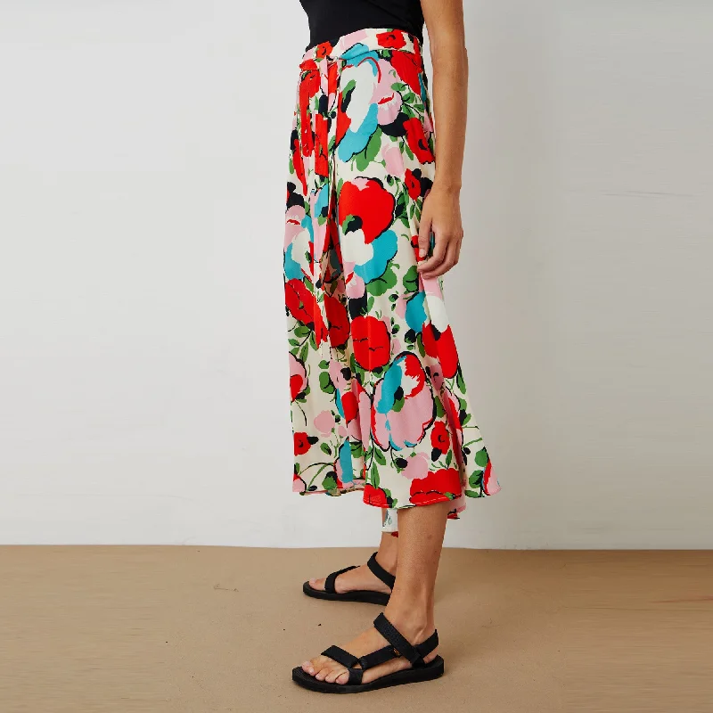 Swan Print Skirt (Posey + Floral)