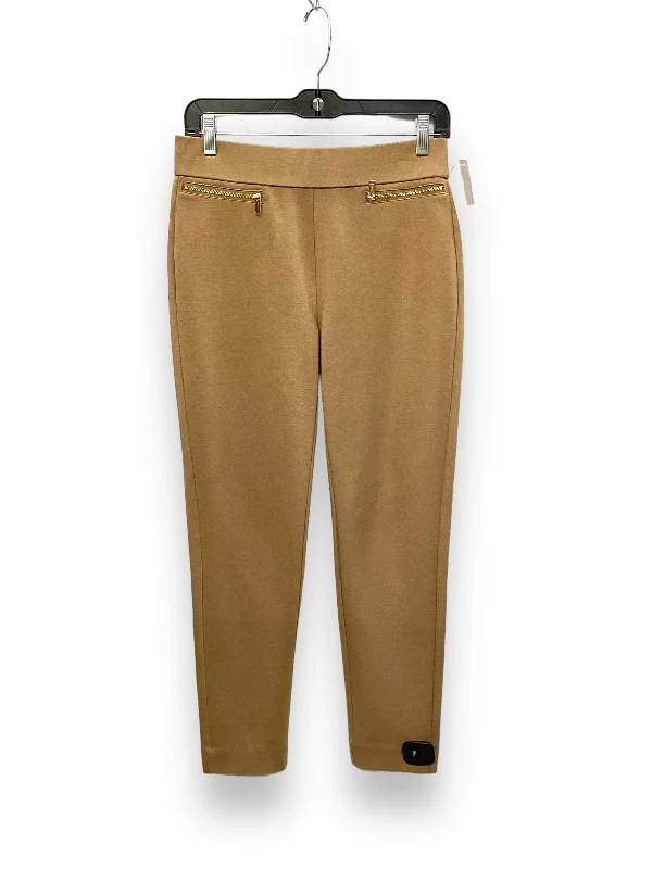 Tan Pants Cropped Michael By Michael Kors, Size S