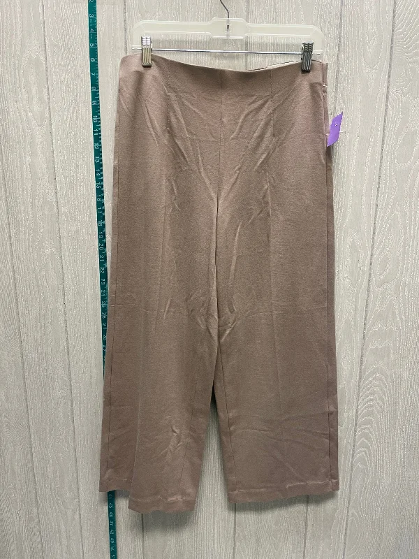 Tan Pants Wide Leg Jules & Leopold, Size 12