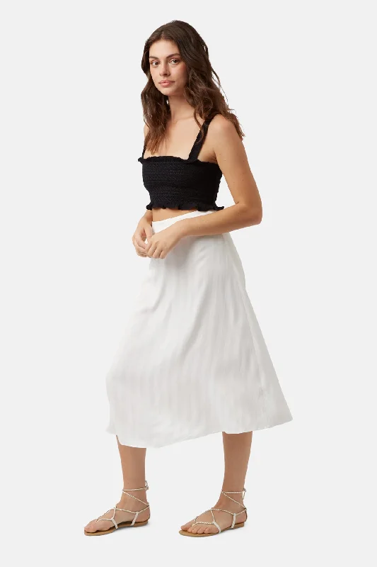 Telling Stories Skirt in White