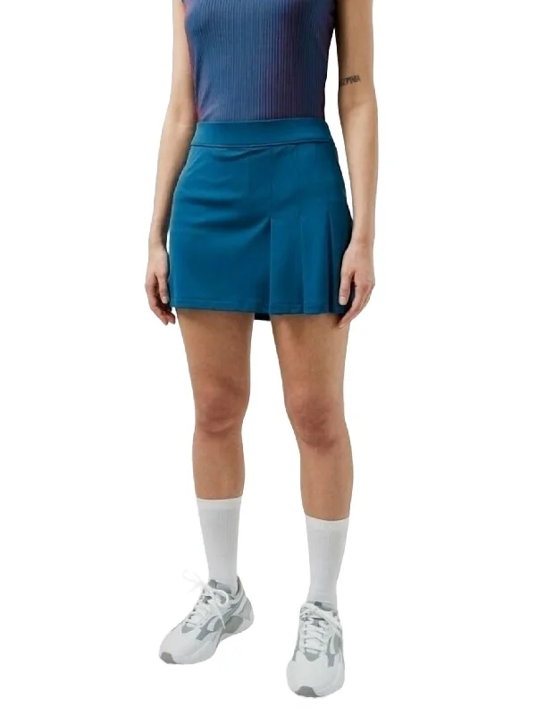 Thea Golf Skirt In Moroccan Blue