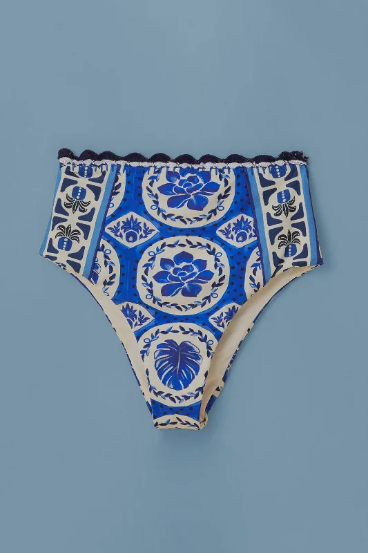 Blue Tile Dream Hot Pants