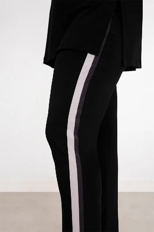 Underline Narrow Pant Midi | Black