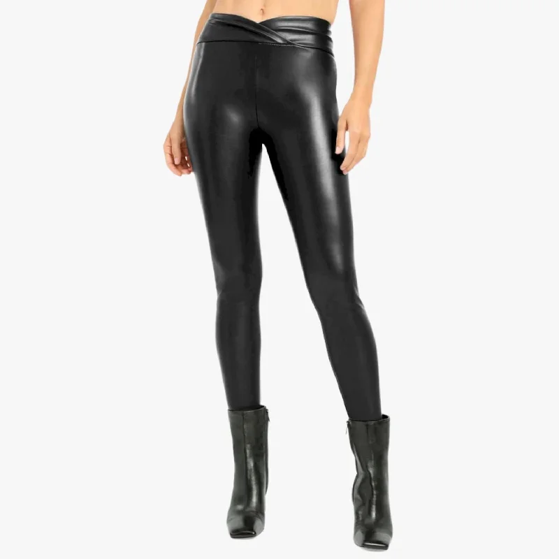 Vegan Leather Legging (Black)