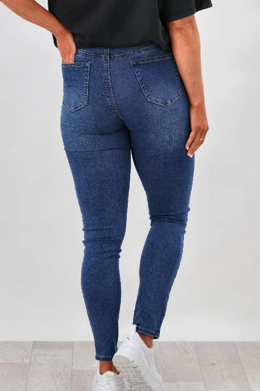 Wakee Reilly Skinny Leg Jean Indigo