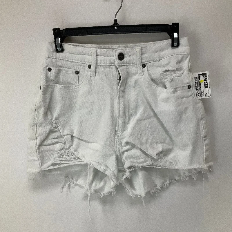 White Denim Shorts Abercrombie And Fitch, Size 6