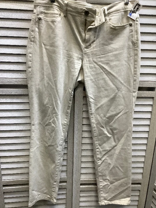 White Jeans Skinny J Jill, Size 8