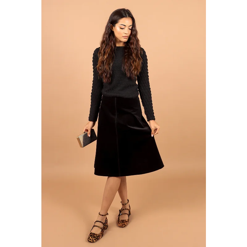 Women's Corduroy A-Line Skirt