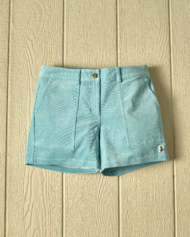 Women's Malibu Corduroy Short in Bimini Blue