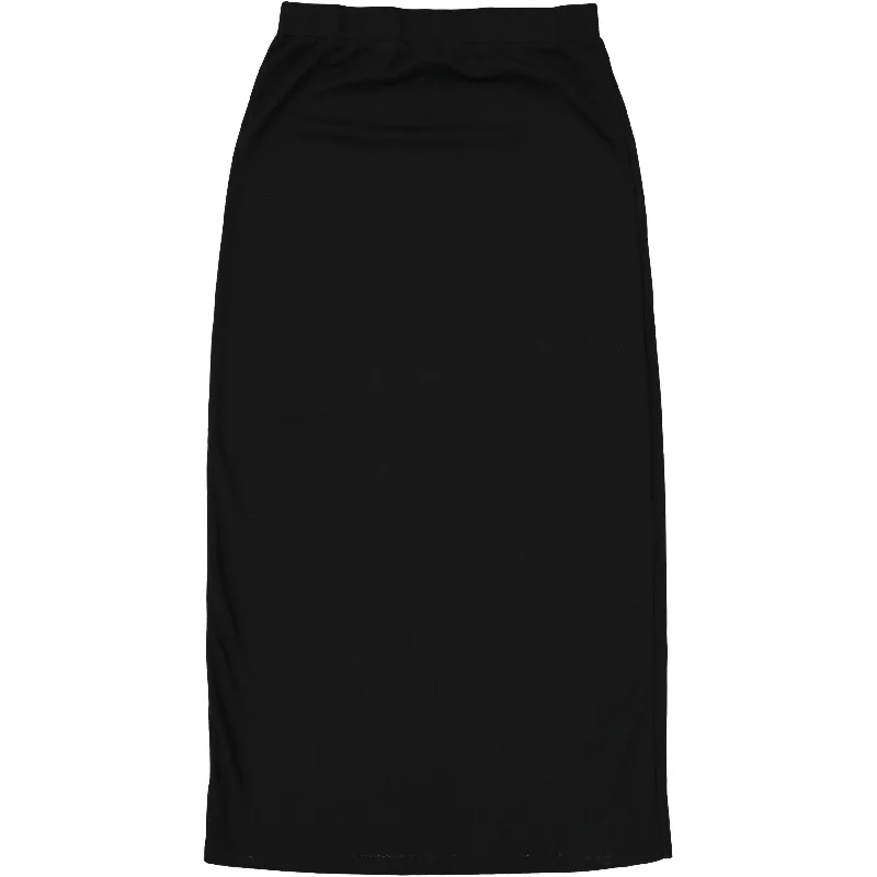 Women's Long Straight Slinky Skirt