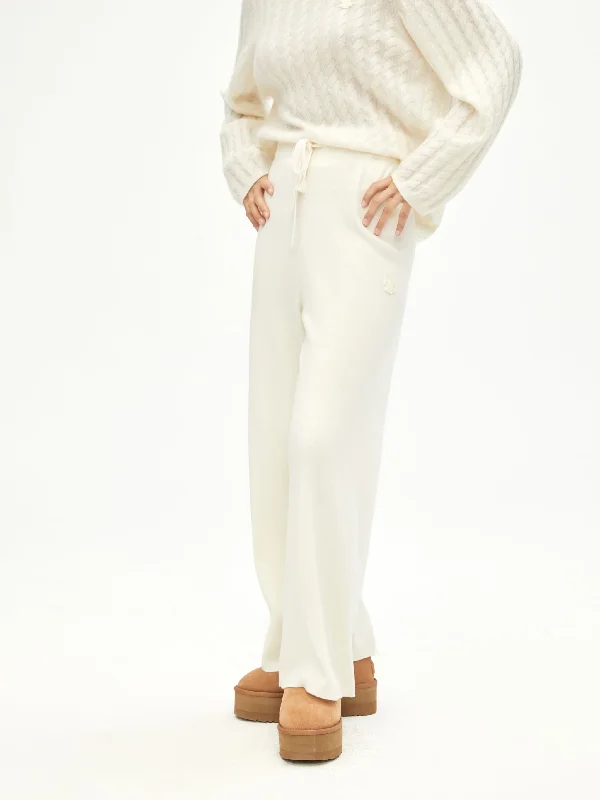 Wool And Cashmere Knit Pants